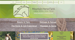Desktop Screenshot of mountainhorsefarm.com