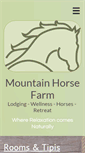 Mobile Screenshot of mountainhorsefarm.com